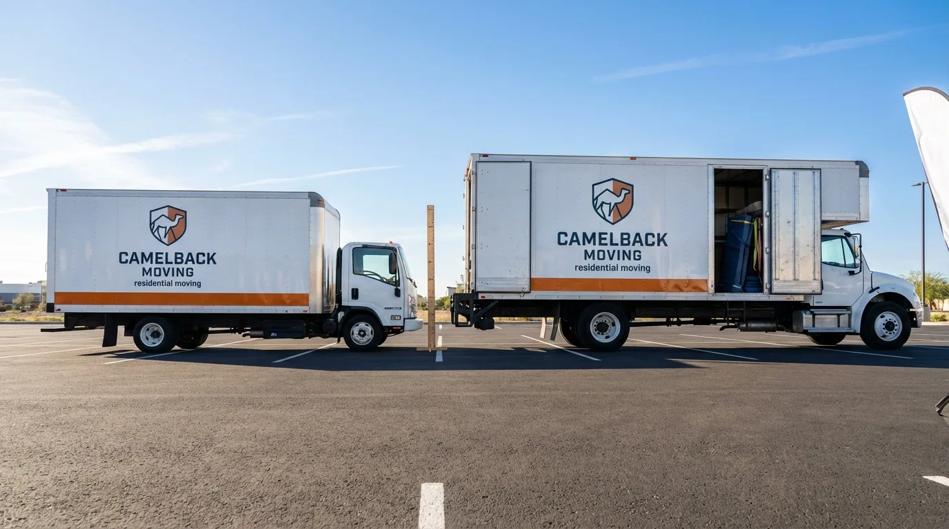 Moving truck size capacity guide in Bridgeport